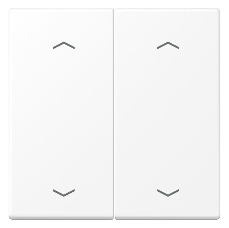 Jung LS 102 P WWM Wippe m.Pfeilsymbolen f.KNX Taster Serie LS schneeweiß matt