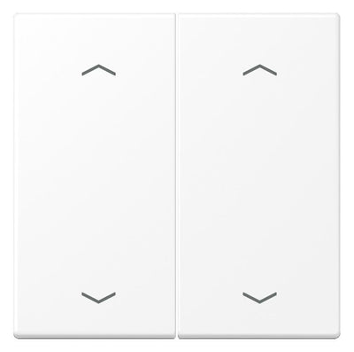 Jung LS 102 P WWM Wippe m.Pfeilsymbolen f.KNX Taster Serie LS schneeweiß matt