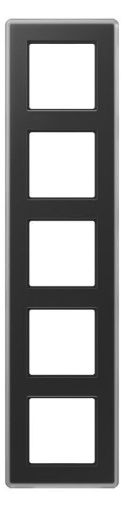 Jung AV585GLMSW Glasrahmen 5f senkr.eu.waager.e Montage Glas A VIVA sc