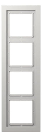 Jung LSD984LG Rahmen 4fach LS/FD-design lichtgrau