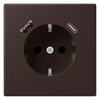 Jung LC1520-15CA252 SCHUKO-Steckd.m.USB Typ AC LC4320J