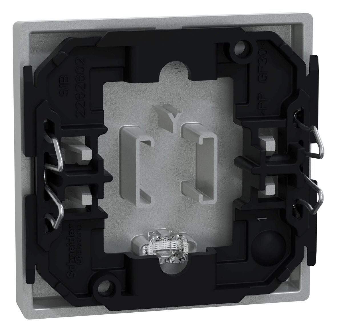 Mert 431760 Wippe m.Kontrollfenster+ Aufdr. Steckdose aluminium System M