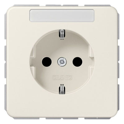 Jung CD1520NA SCHUKO Steckdose Schriftfeld weiß