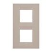 GEWISS GW16424TC Abdeckrahmen GEO International 2+2M vert. 71mm Hanf