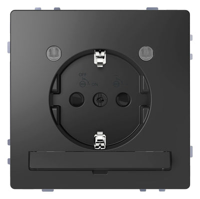Mert MEG 2304-6034 SCHUKO-Steckdose Lichtauslass LED-Modul BRS StK Anthrazit