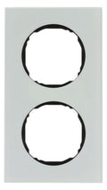 Berker 10122609 Rahmen 2fach flach R.8 Glas polarweiß
