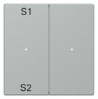 Mert MEG 5226-0460 Wippen f.Taster- Modul 2f (Szene1/2 blank) aluminium