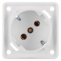 Berker 841852522 Steckdose SCHUKO 45° Integro polarweiß matt