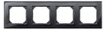 Mert 489403 M-PLAN-Echtglasrahmen 4f Onyxschwarz