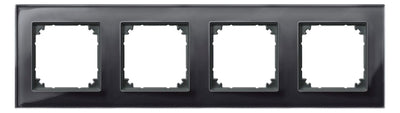 Mert 489403 M-PLAN-Echtglasrahmen 4f Onyxschwarz