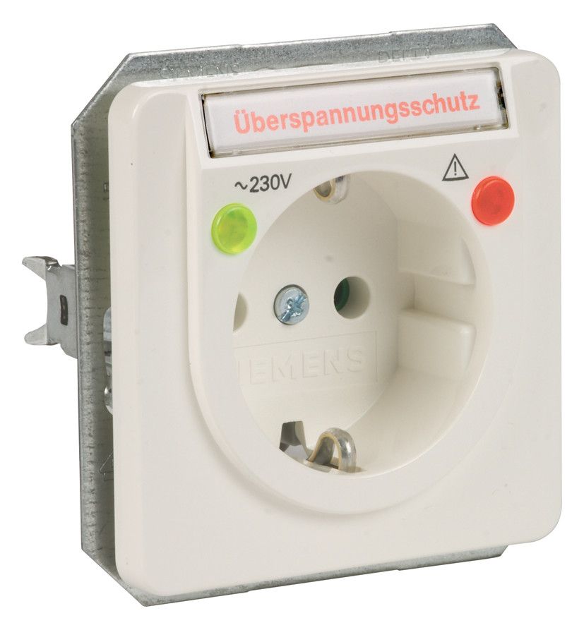 Dehn 924335 NSMPROTW SCHUKOSteckdose m. Überspannungsabl. DELTA profil titanws