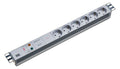 Bachmann 333.402 19" 1HE 6xSchuko 1xGVS Strom 2m Schuko