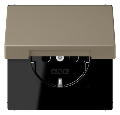 Jung LC1520BFKL242 SCHUKO Steckd.m.Klappdeckel LC32141