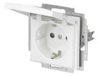 BJ 20 EUKNB-914 SCHUKO Steckdose Bs Klappd. beschriftbar alpinweiß balance