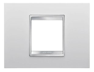 GEWISS GW16202TB Abdeckrahmen LUX 2M Milchweiss