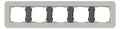 GIRA 0215422 Abdeckrahmen 5fach E3 Grau/Anthrazit Soft-Touch