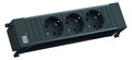 Bachmann 317.117 Power Frame 3xSchuko kurz m.Kunststoffprofil