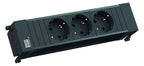 Bachmann 317.117 Power Frame 3xSchuko kurz m.Kunststoffprofil