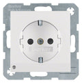 Berker 41098989 Steckdose SCHUKO+LED S.1 polarweiß glänzend