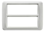GEWISS GW22508 Abdeckrahmen System Top 12M Wolkenweiss
