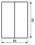 Jung 805NT Wippe m.Lichtleiter f.Taster BA 2f WG800
