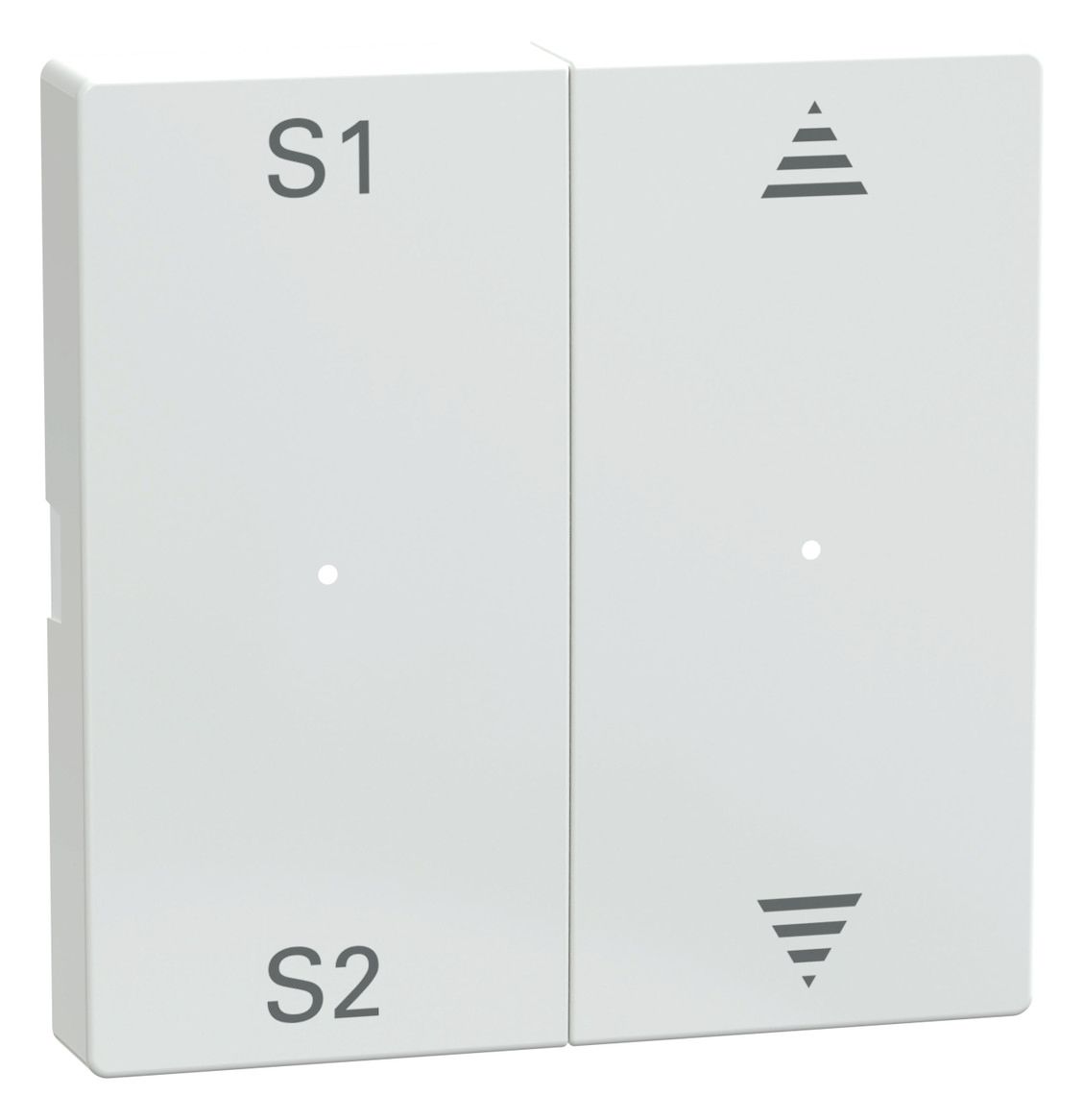 Mert MEG 5227-0325 Wippen f.Taster- Modul 2fach (Szene1/2,Auf/Ab) aktivweiß