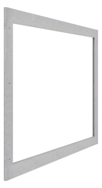 Hager FZ304N Ausgleichsrahmen 1495x1295x22 zur Vergrösserung Wandabst.