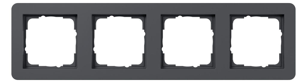 GIRA 0214152 Abdeckrahmen 4f Gira E1 Anthrazit
