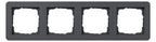 GIRA 0214152 Abdeckrahmen 4f Gira E1 Anthrazit