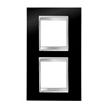 GEWISS GW16224TN Abdeckrahmen LUX International 2+2M vert. 71mm Tonerschw.