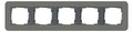GIRA 0215423 Abdeckrahmen 5fach E3 Dunkelgrau/Anthrazit Soft-Touch