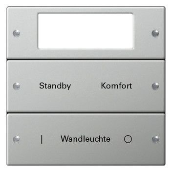 GIRA 2142602 Wippenset 2fach Plus beschreibbar System 55 Edelstahl
