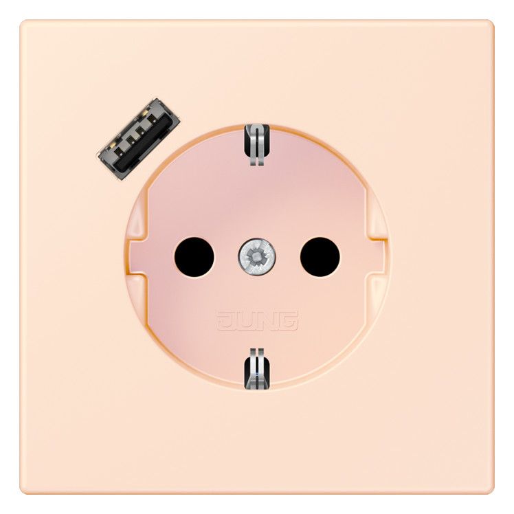 Jung LC1520-18A226 SCHUKO-Steckd.m.USB Typ A LC32082