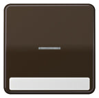 Jung CD590NAKO5BR Wippe Schriftfeld m.Lichtleiter braun