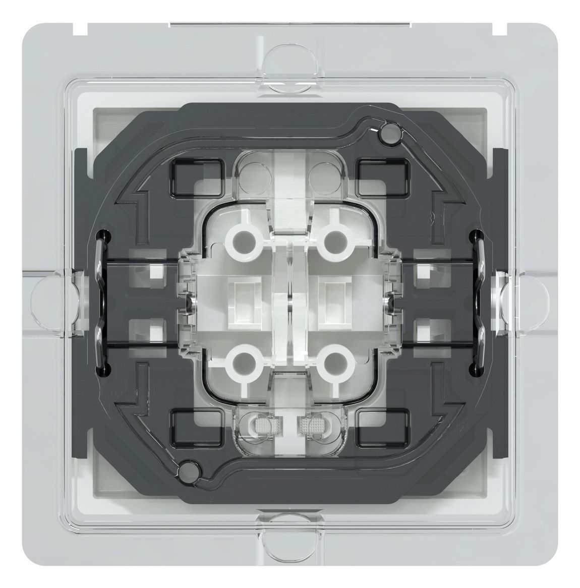 Mert MEG 3424-0325 Doppelwippe m.Ko.- fenster IP44 aktivweiß glänzend System M