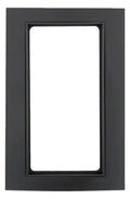 Berker 13093005 Rahmen m.großem Ausschnitt B.3 Alu schwarz/anthrazit