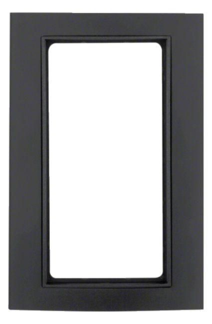 Berker 13093005 Rahmen m.großem Ausschnitt B.3 Alu schwarz/anthrazit
