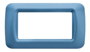 GEWISS GW22564 Abdeckrahmen System Top 4M Himmelblau