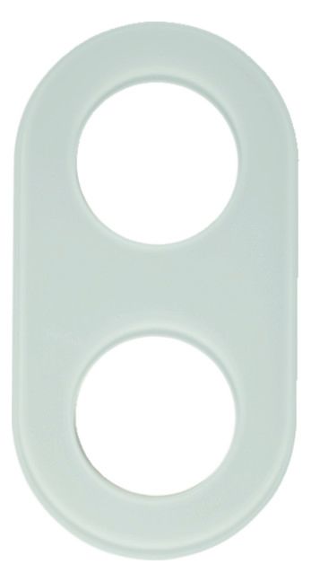 Berker 110209 Glasrahmen 2fach Serie Glas polarweiß