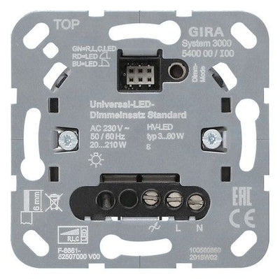 GIRA 540000 S3000 Uni-LED-Dimmeinsatz Standard Einsatz