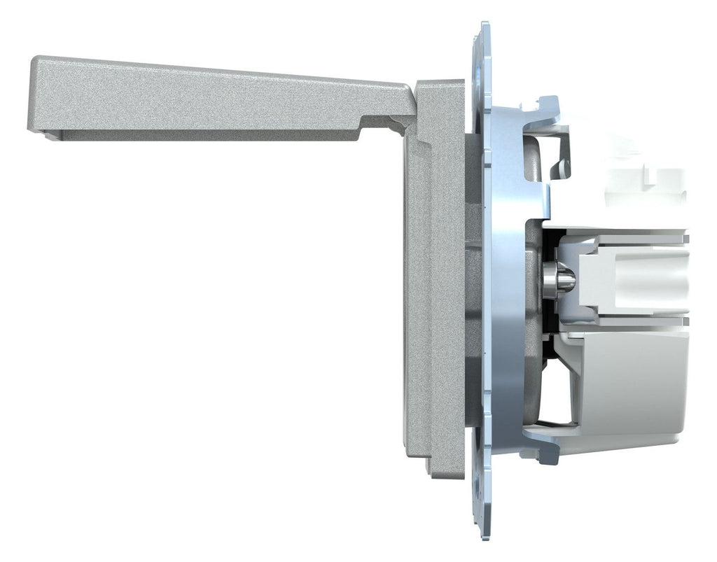 Mert MEG 2314-0460 SCHUKO-Steckdose BRS Klappd. IP44 StK aluminium System M