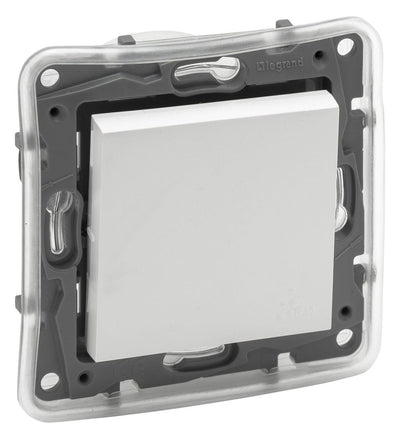 Legrand 864133 Wechselschalter 10AX IP44 Niloe Step ultraweiß
