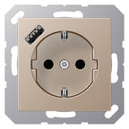 Jung A1520-18ACH SCHUKOsteckdose m.USB Typ A