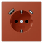Jung LC1520-15CA232 SCHUKO-Steckd.m.USB Typ AC LC32110