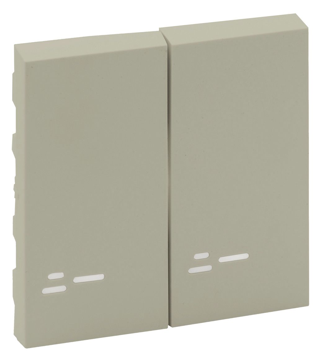 Legrand 864608 Wippe Serienschalter beleuchtet Niloe Step Sand