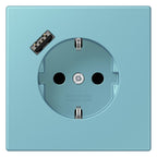 Jung LC1520-18A213 SCHUKO-Steckd.m.USB Typ A LC32032