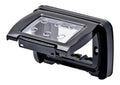 GEWISS GW22462 Abdeckrahmen System Top 4M Tonerschwarz IP55