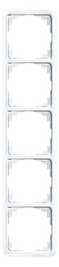 Jung 5585WW Rahmen 5fach CD alpinweiß