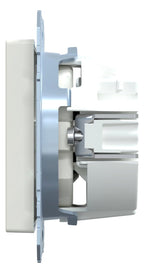 Mert MEG 2351-0319 SCHUKO-Steckdose+Kz Trockner BRS StK polarweiß gl.Sys.M
