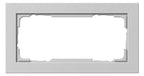 GIRA 100237 Abdeckrahmen 2f o.Mittelsteg E2 Grau matt